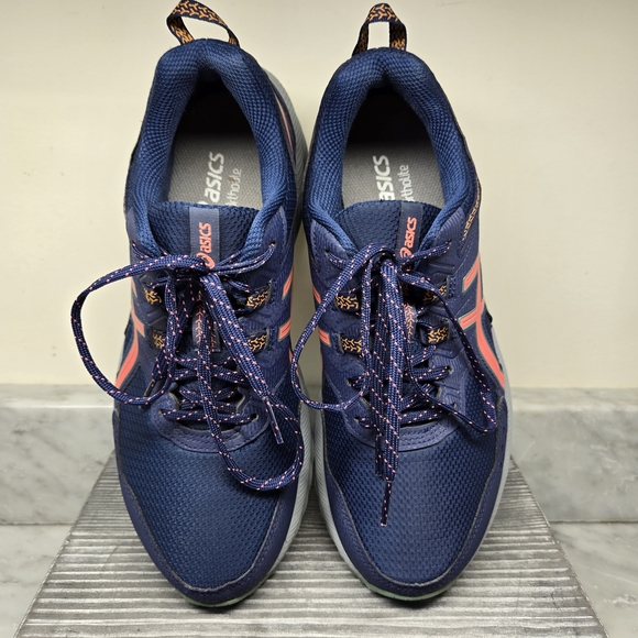 ASICS GEL-Venture 9 Womens Size 9 Trail Running Shoes, Indigo & Papaya, Athletic - Picture 3 of 13